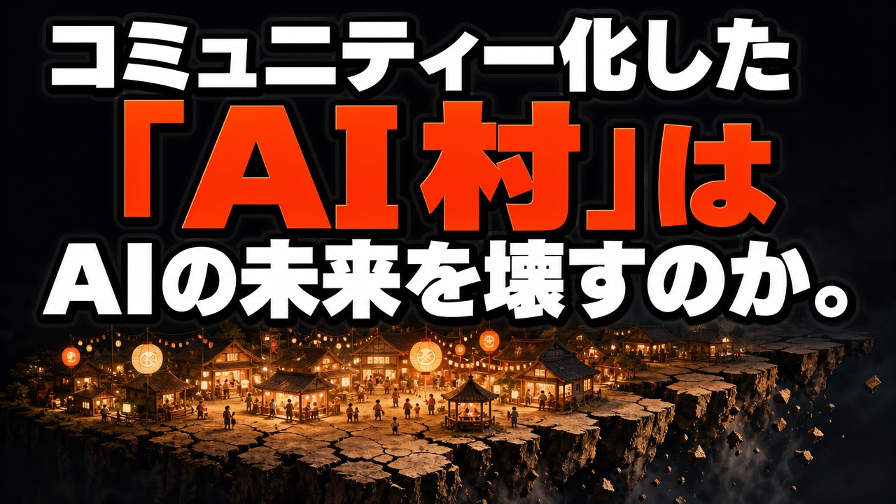 コミュニティー化した「AI村」は、AIの未来を壊すのか。