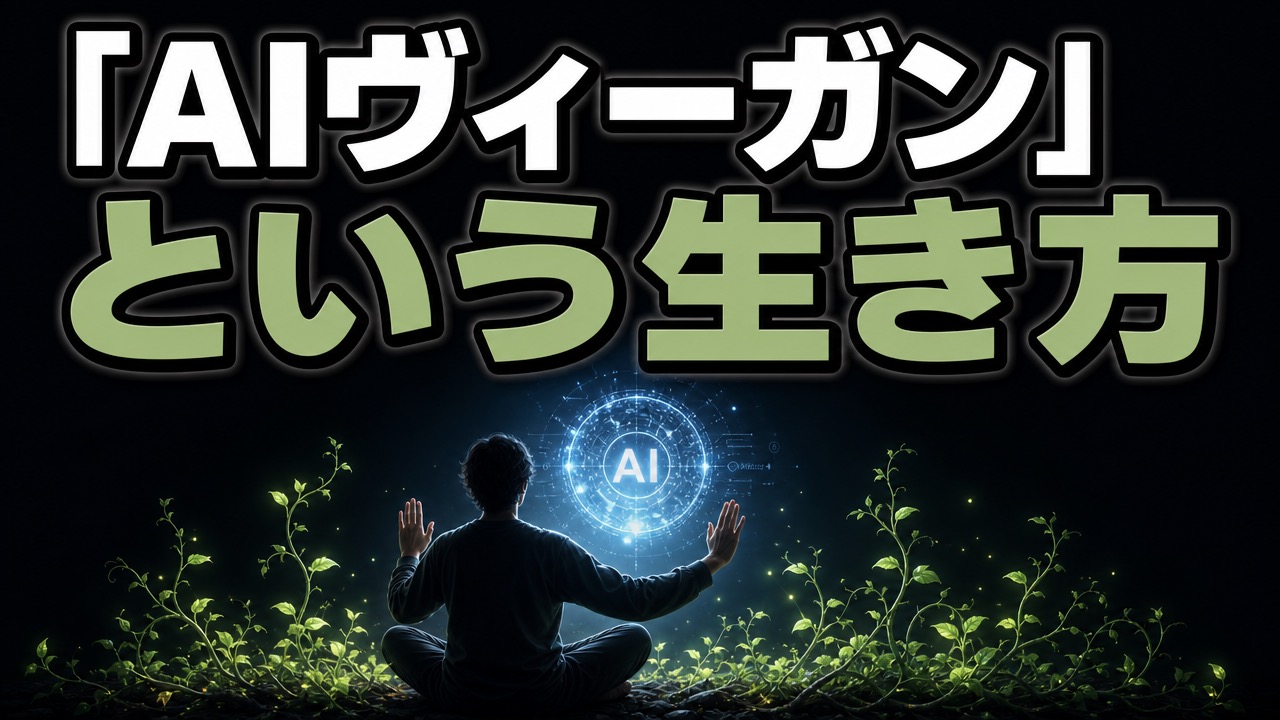 「AIヴィーガンという生き方」