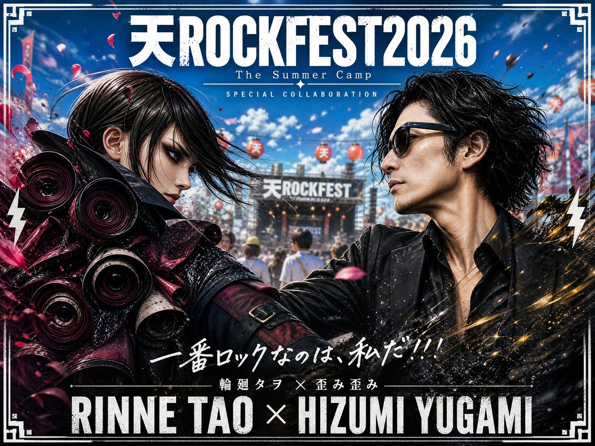 ライバルとのフェイスオフ作例
